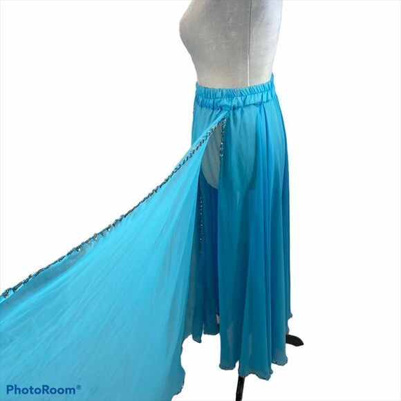 One of a Kind Sheer Belly Dancing Skirt One Size‎ - Picture 6 of 13